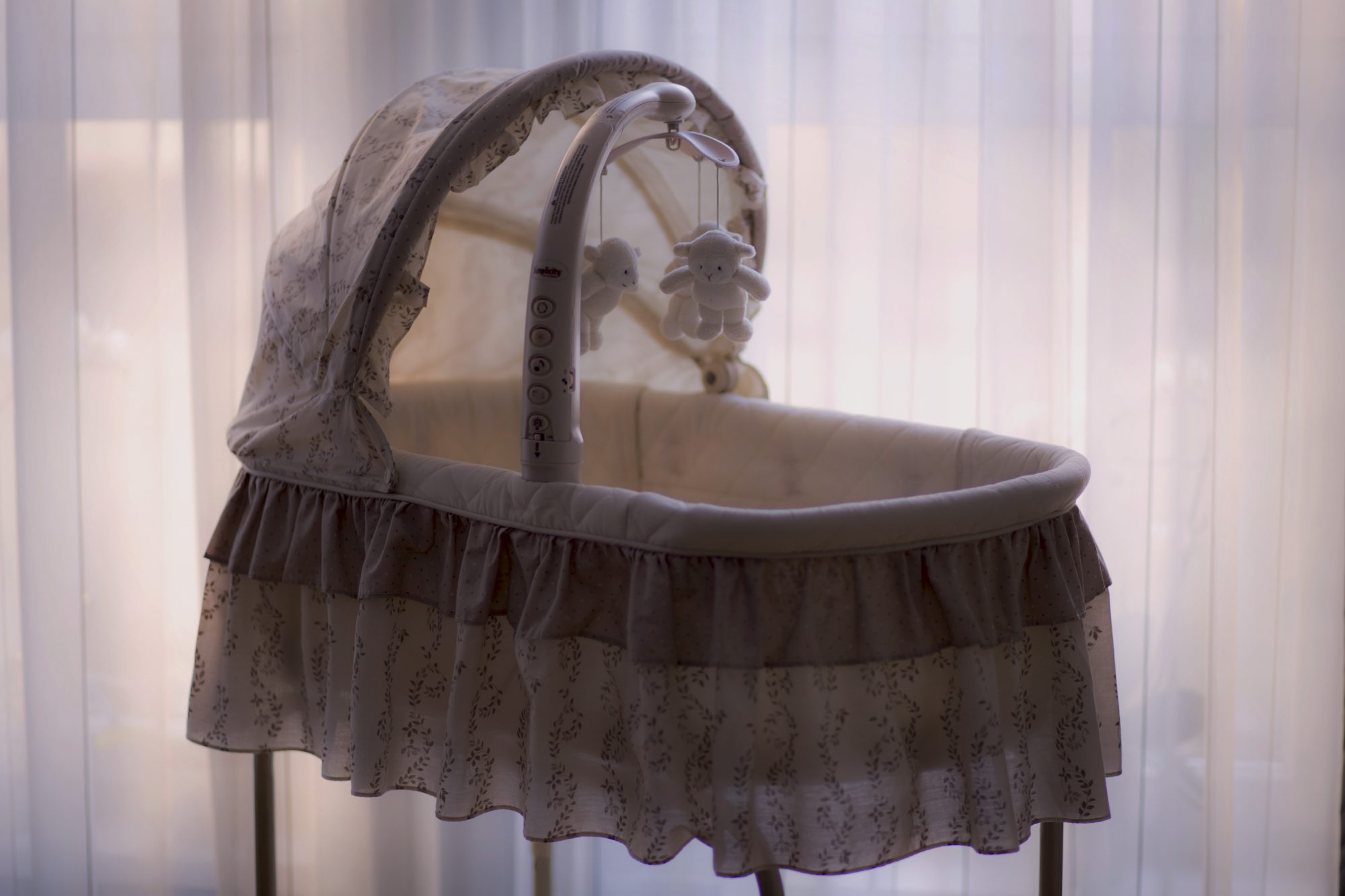 Antique sale baby bassinet