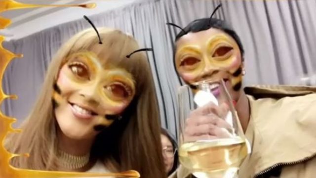 rihanna bee filter