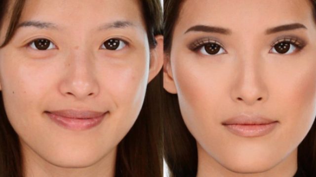 Kim K makeup look