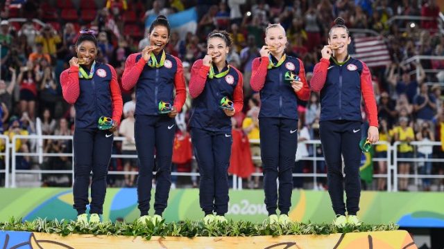 US women's gymnastics team wins gold in Rio, Olympics