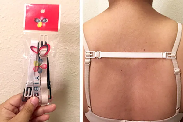 Here is a solution to bra straps falling off your shoulders