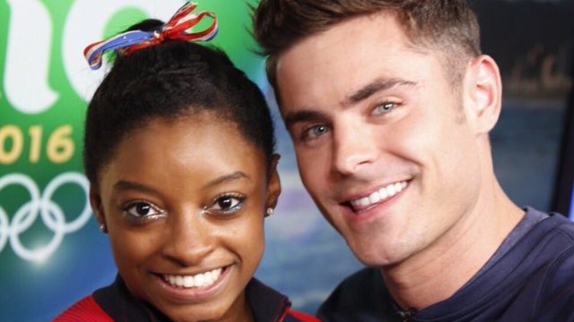 Simone Biles Zac Efron