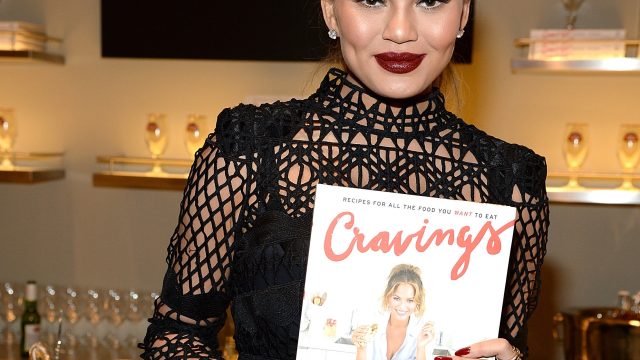 Chrissy Teigen Launches "Cravings" At Samsung 837