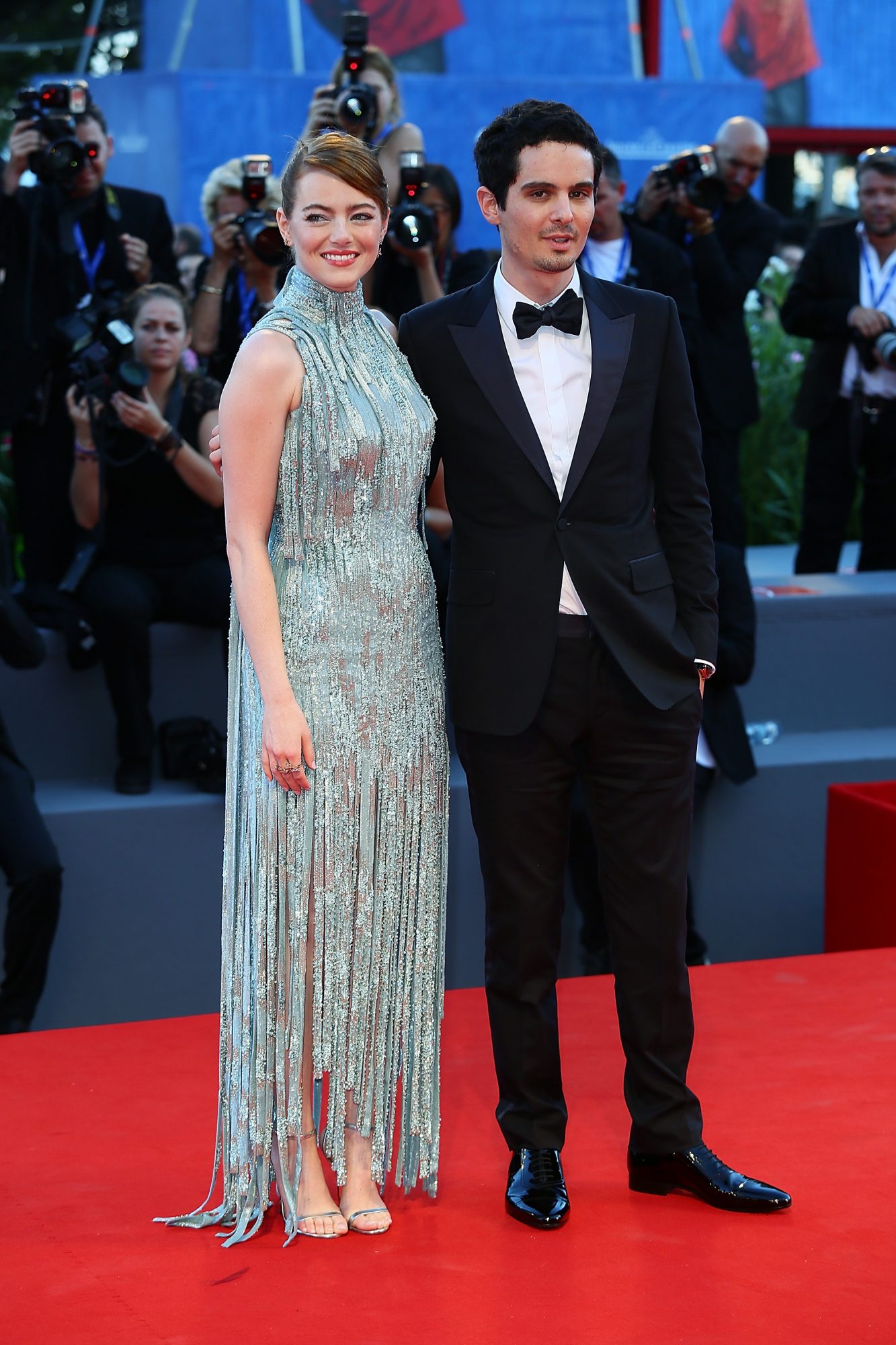 Emma Stone shimmers on Venice Film Festival red carpet - NZ Herald