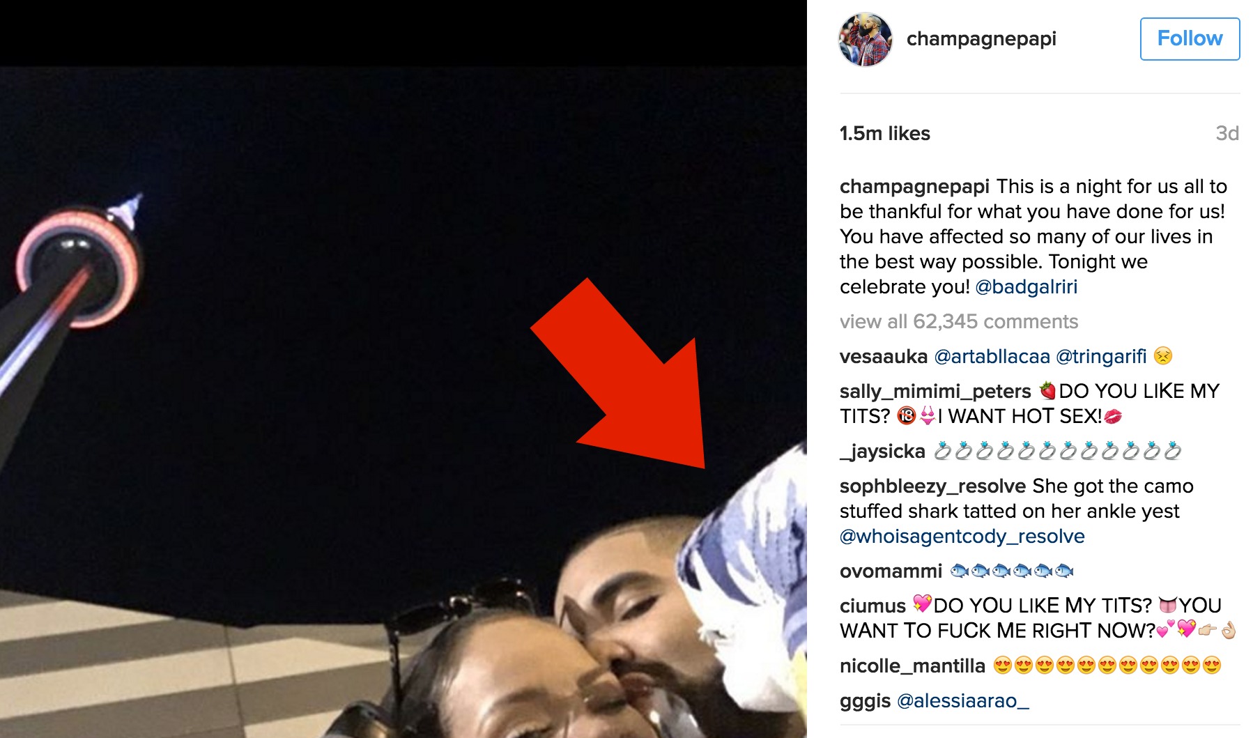 Drake 'Accidentally Reveals Rihanna Face Tattoo' In New Shirtless  Instagram... - Capital XTRA