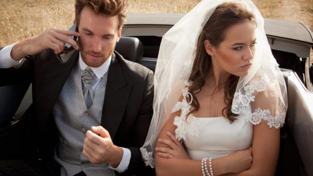 How to tell if your wedding anxiety is more than cold feet.
