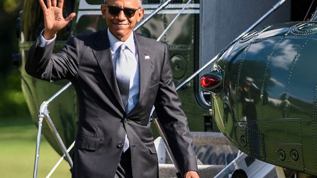 President Obama Arrives At The White House