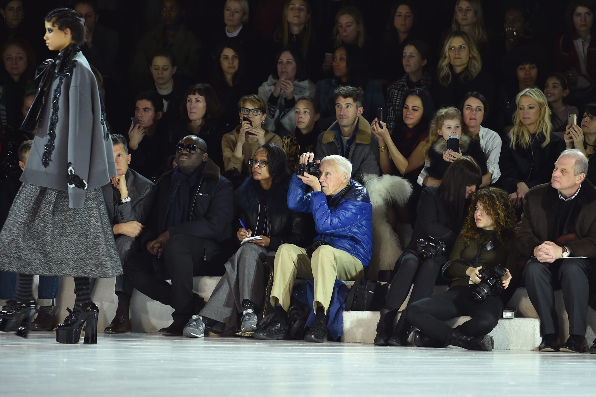 NYFW photographers paid tribute to the legendary Bill Cunningham in the ...