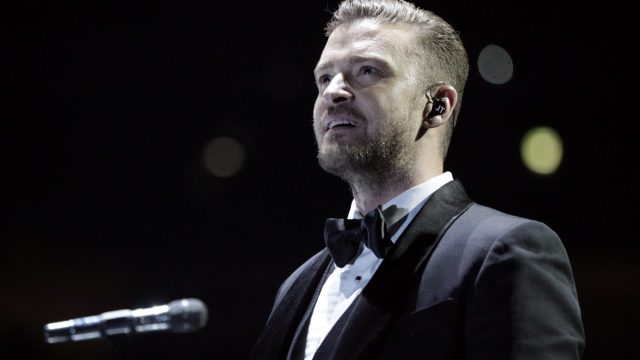 Popstar Justin Timberlake gastiert auf seiner "The 20/20 Experience"-Tour in der Lanxess-Arena K?ln