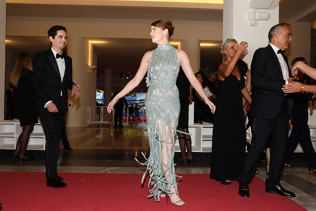 Emma Stone shimmers on Venice Film Festival red carpet - NZ Herald