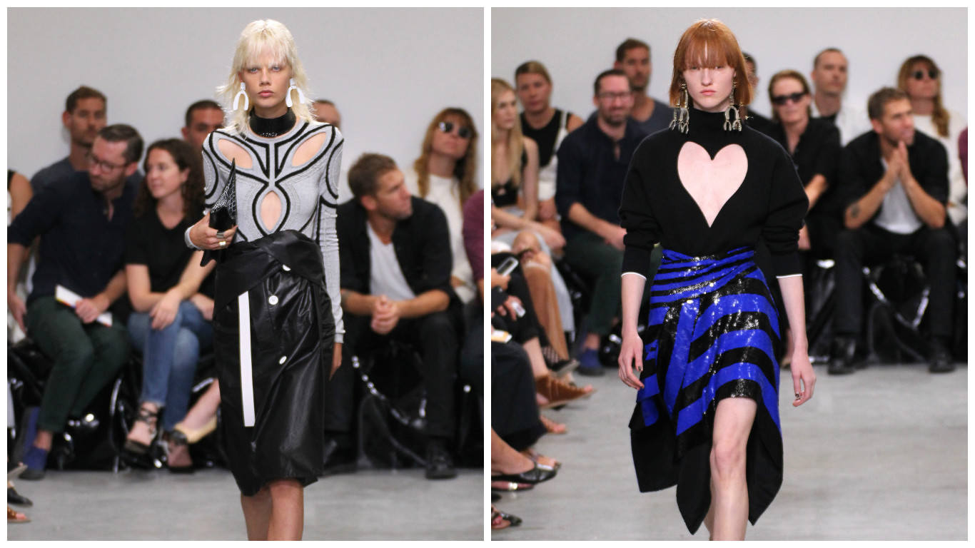 Proenza Schouler took cutouts to the next level at NYFW