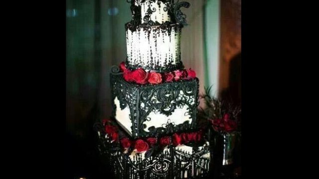 Goth cake