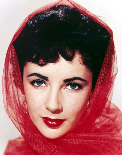 Elizabeth Taylor Double Eyelashes Close Up