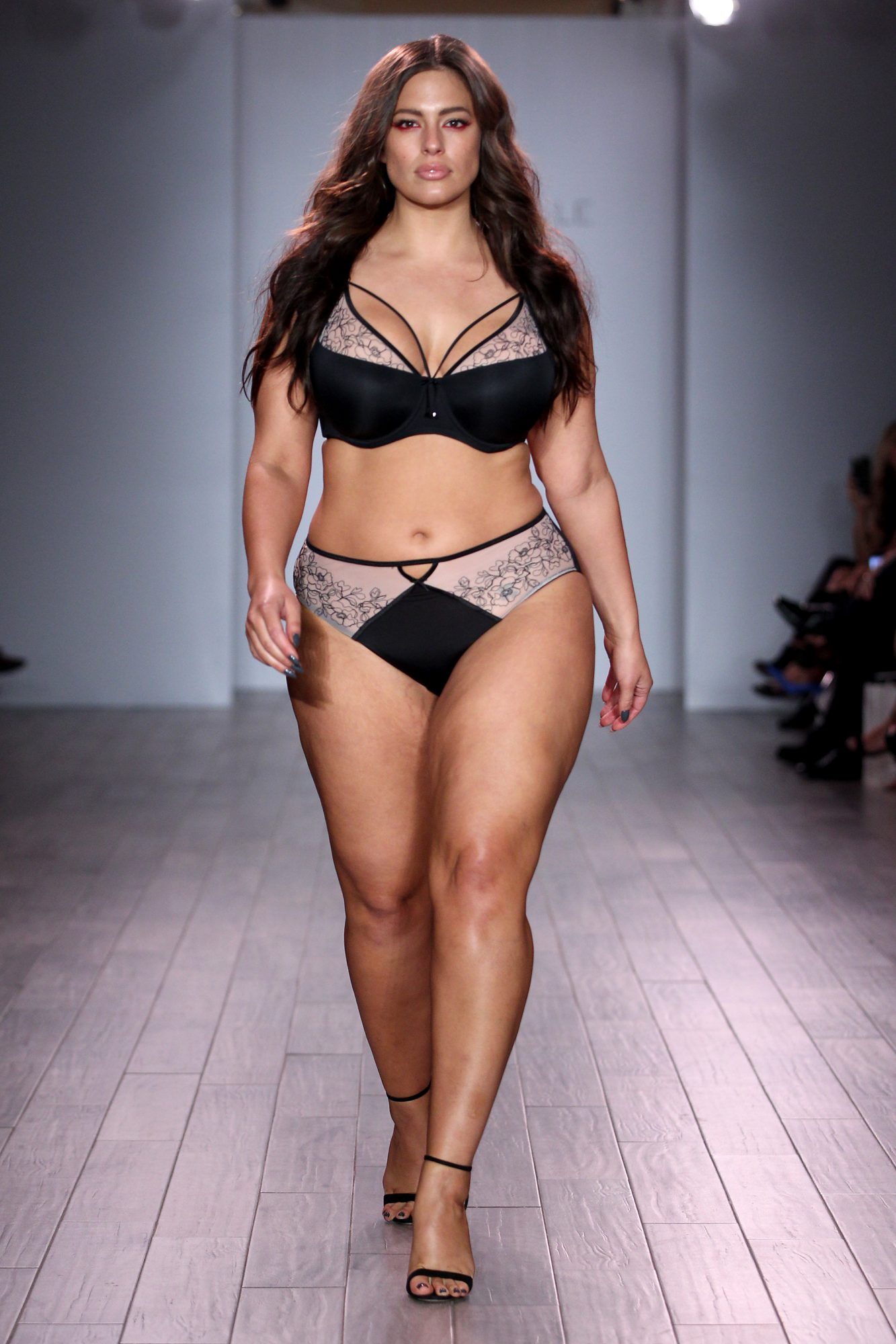 A look at Ashley Graham's gorgeous lingerie line at NYFW -  HelloGigglesHelloGiggles