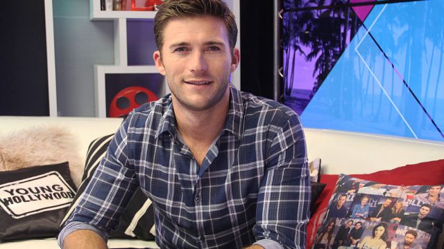 Scott Eastwood Visits Young Hollywood Studio