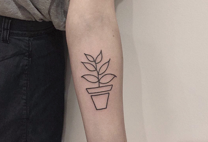 Our Fine Line Work  Mantle Tattoo