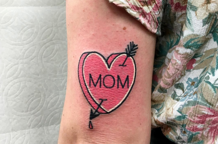 Amazon.com : FashionTats Traditional Mother Heart & Swallows Temporary  Tattoos | Pack of 5 | Sailor Jerry Style Mom Tattoo | MADE IN THE USA |  Skin Safe | Removable : Beauty & Personal Care