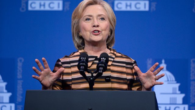 HIllary Clinton Speaks At The Congressional Hispanic Caucus Awards Gala