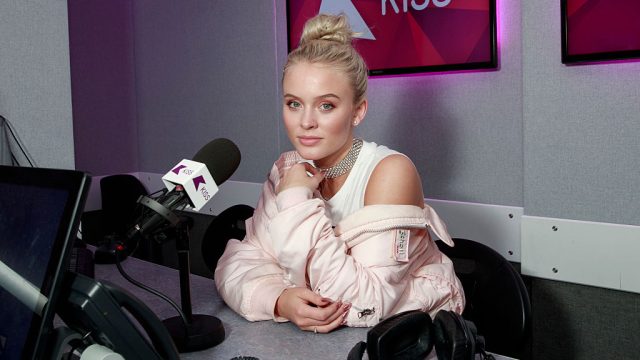Zara Larsson Visits Kiss FM