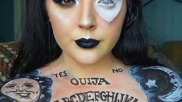 Ouija board makeup