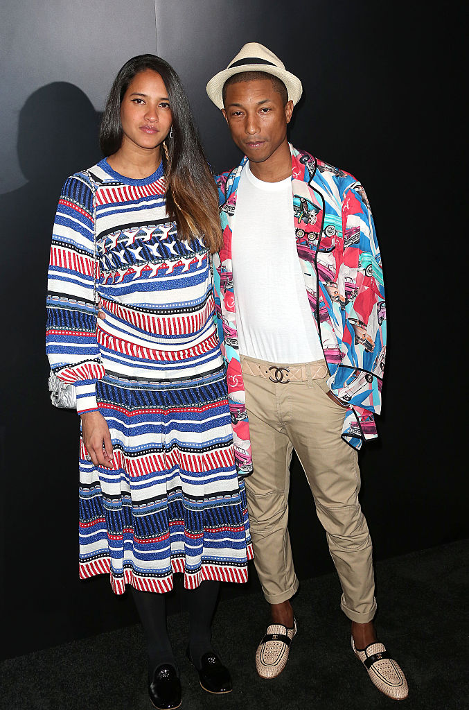 Pharrell Williams and Wife at the Met Gala 2017