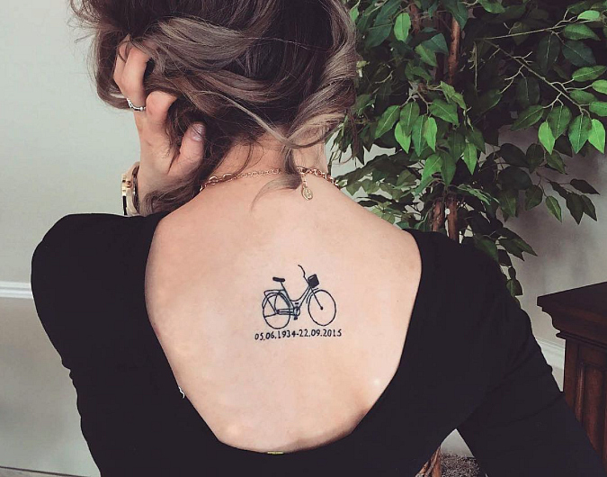 30 Simple Bike Tattoos