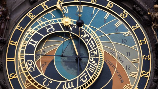 Detail of Astronomical Clock Prague Town Hall