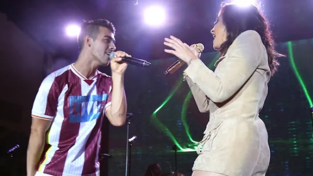 Joe and Demi