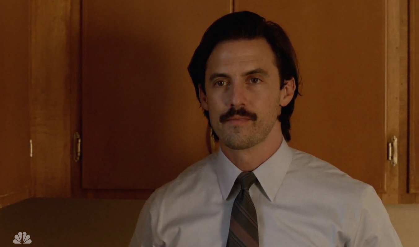 We now know why Milo Ventimiglia is rocking that awesome '80s 'stache ...