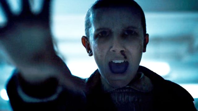 eleven scream stranger things