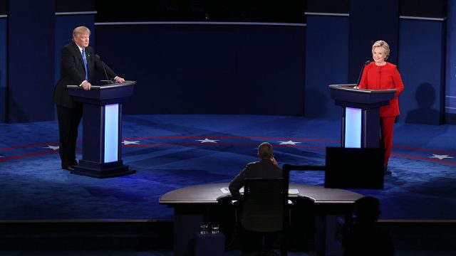Candidates Hillary Clinton And Donald Trump Hold First Presidential Debate At Hofstra University