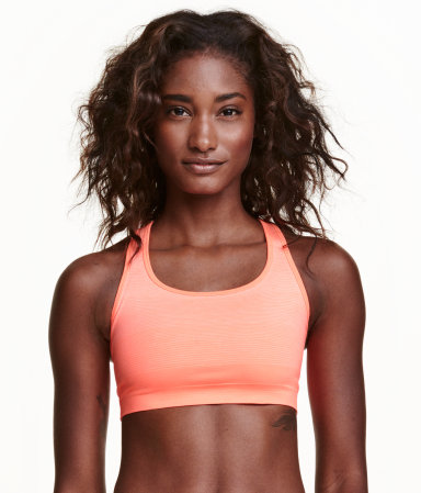 Rare Superdry Grey & Neon Yellow Sports Bra - seen on Kylie Jenner - Size  XXS