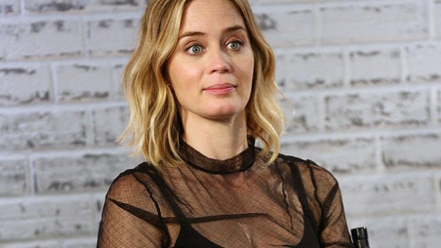 Emily Blunt Takes Part In AOL's BUILD Series LONDON