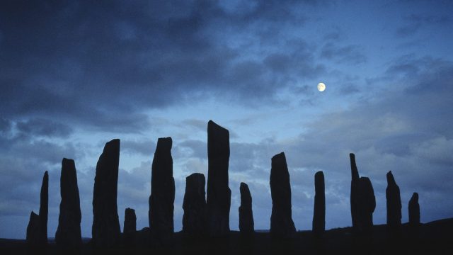 Standing Stones of Callanish, Isle of Lewis, Outer Hebrides, Western Isles, Scotland, Great Britain, Europe