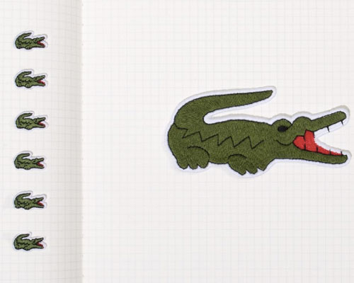 The new Lacoste logo is completely unrecognizable but we are digging it HelloGigglesHelloGiggles