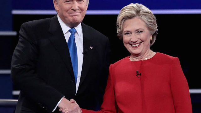 Hillary Clinton And Donald Trump Face Off In First Presidential Debate At Hofstra University