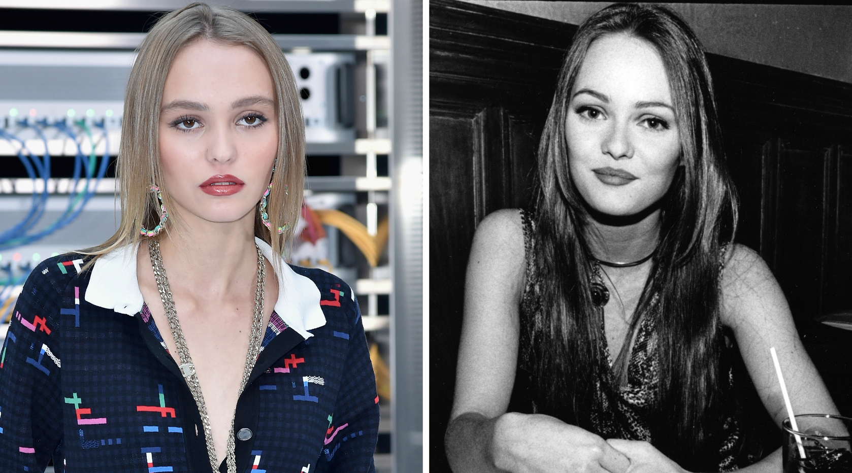 Lily-Rose Depp & Mom Vanessa Paradis Attend Chanel's Paris Fashion