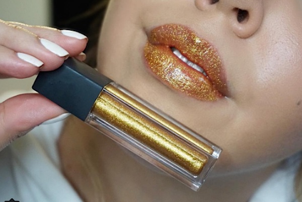 gold lip color