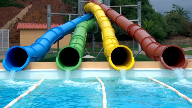 Water park slides