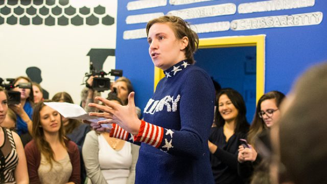 Lena Dunham And Abby Wambach Attend Women For Hillary Events