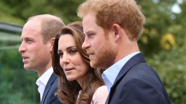 Kate and Will and Harry