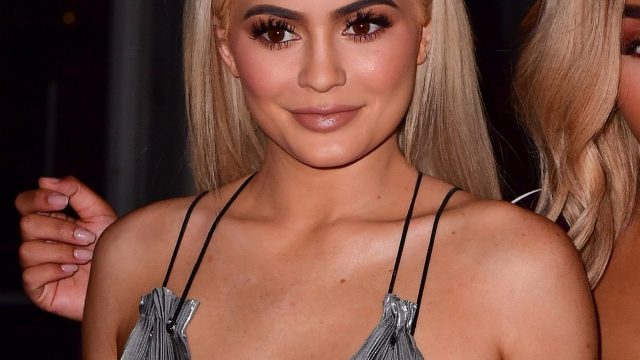 silver dress kylie