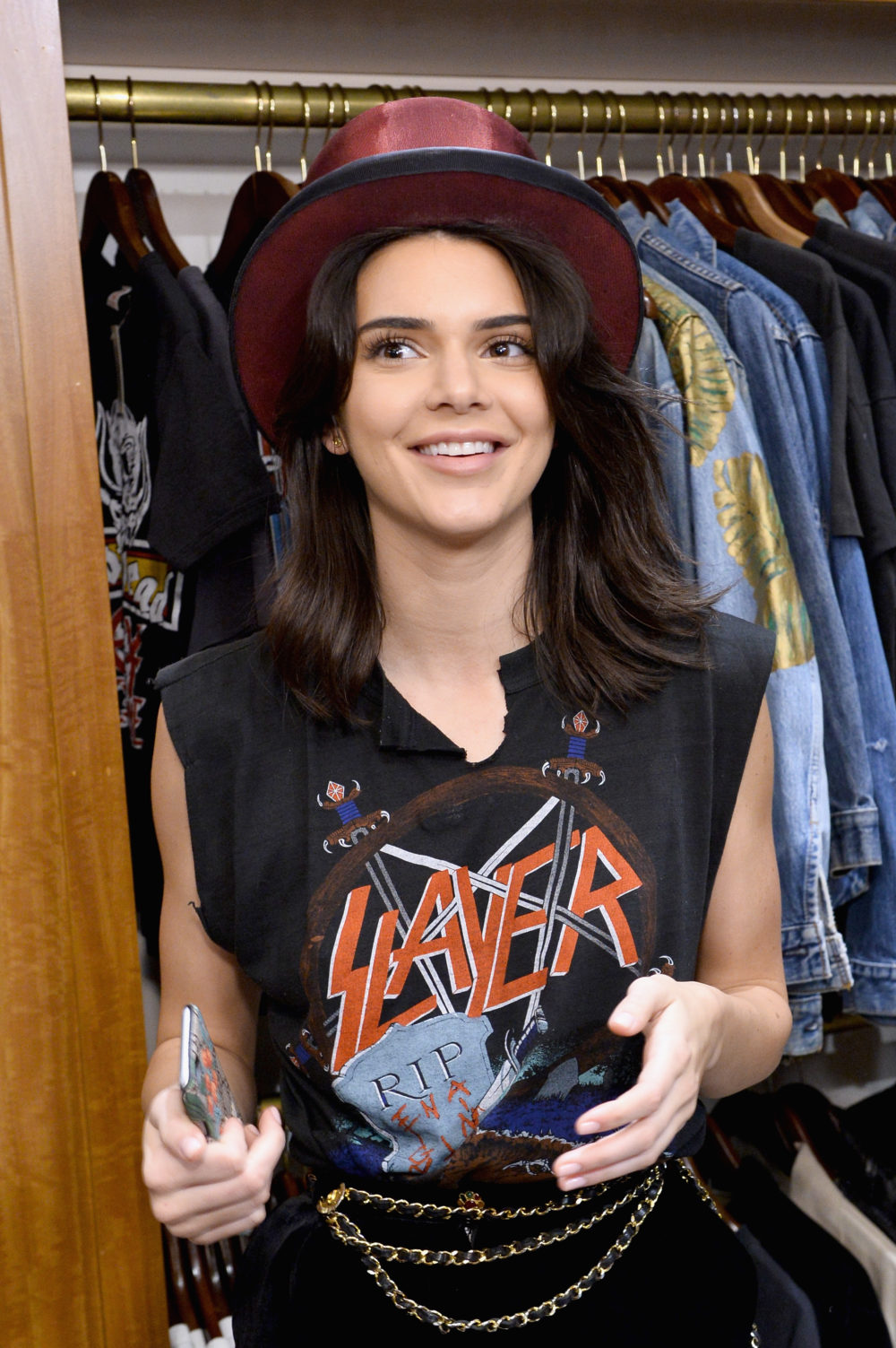 Kendall Jenner is a metal queen in her latest lewk ...