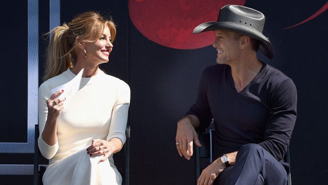 Faith Hill And Tim McGraw Nashville Music City Walk Of Fame Induction Ceremony