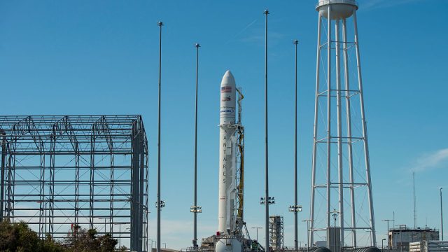 Antares Rocket Rollout