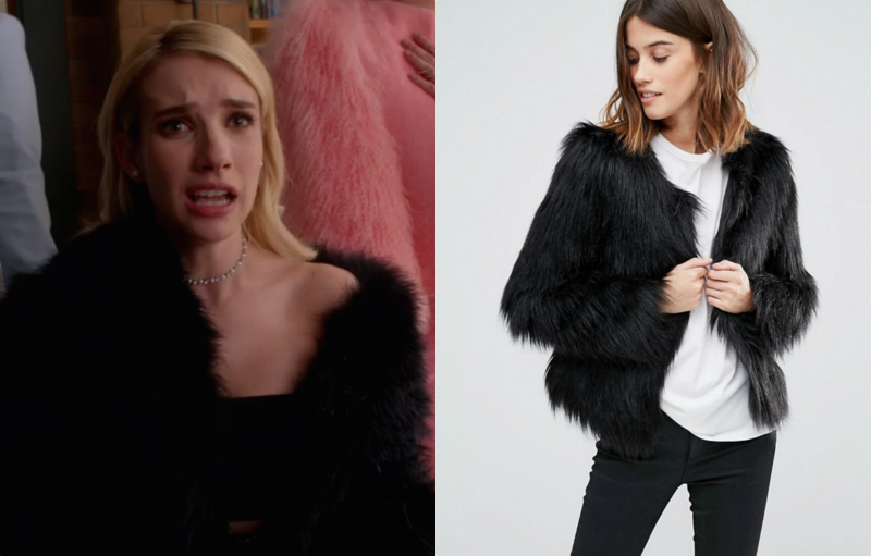 Scream queens store fur coat