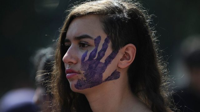 MEXICO-VIOLENCE-WOMEN-PROTEST
