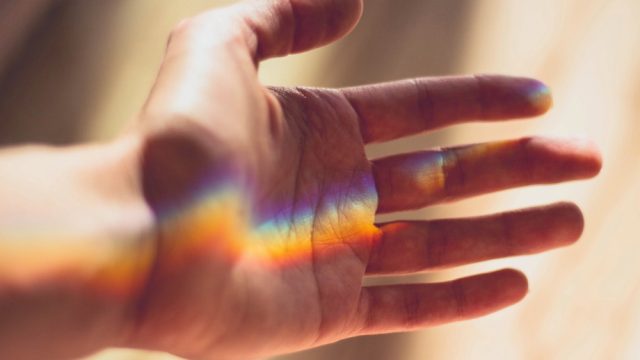Rainbow-hand