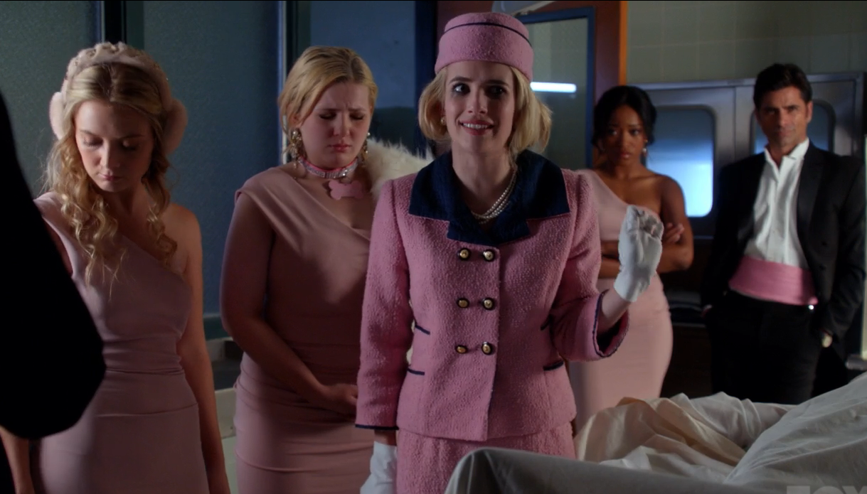 WornOnTV: Chanel's Jackie Kennedy costume on Scream Queens, Emma Roberts