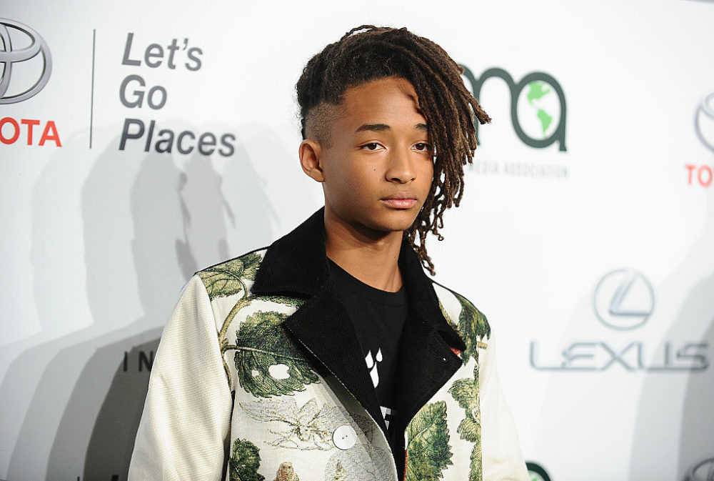 Jaden Smith wore a jacket covered in leaves for an awesome causeHelloGiggles